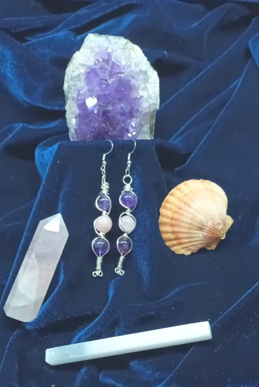 Boucles d'oreilles Arcana Pigments et Sortilèges acheter aquarelle artisanale