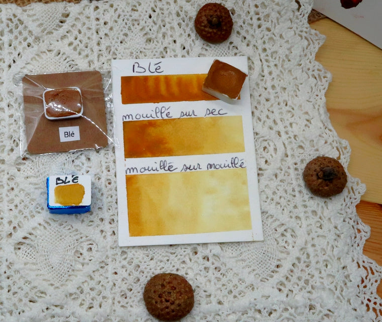 Épi de blé Cœur d'aquarelles acheter aquarelle artisanale
