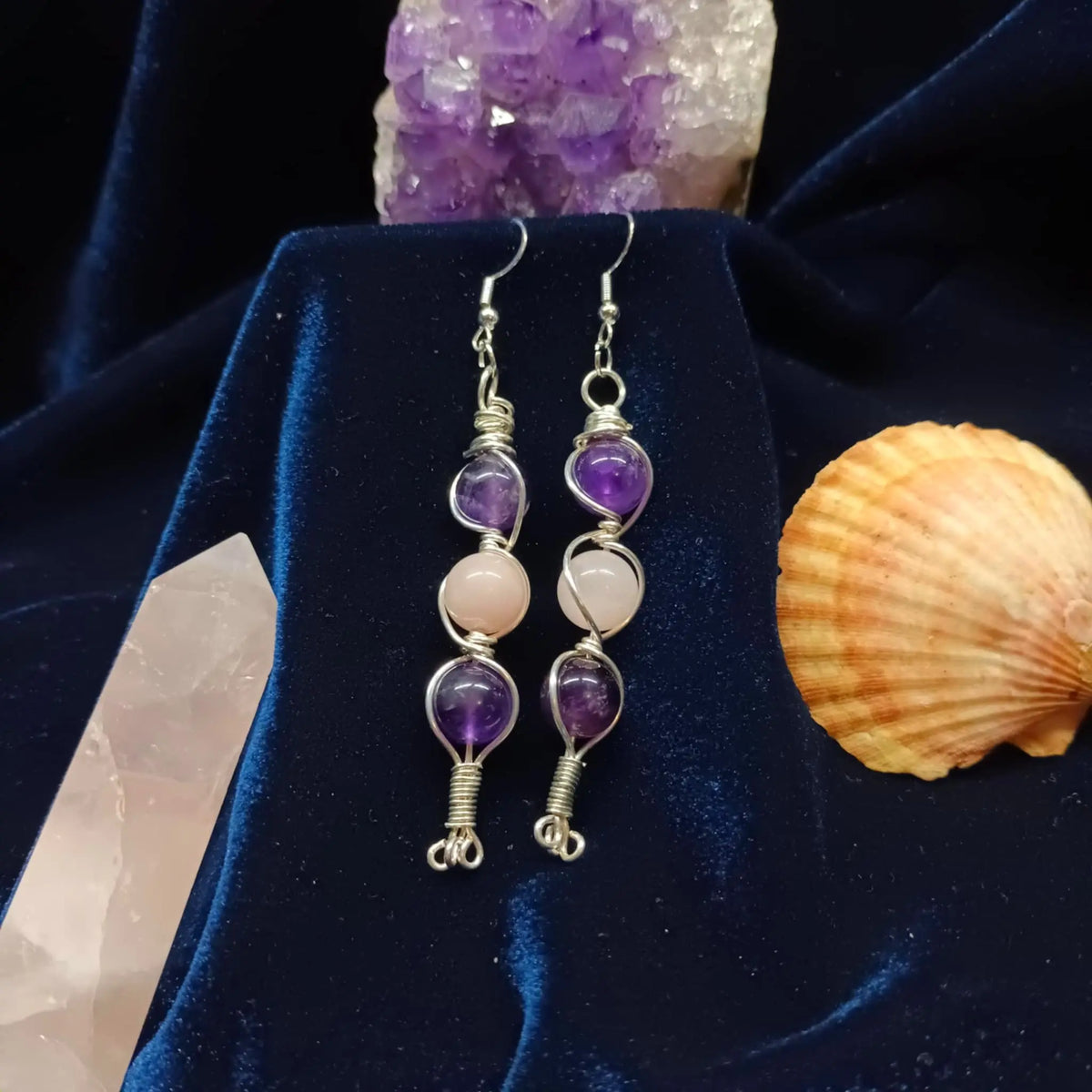 Boucles d'oreilles Arcana Pigments et Sortilèges acheter aquarelle artisanale