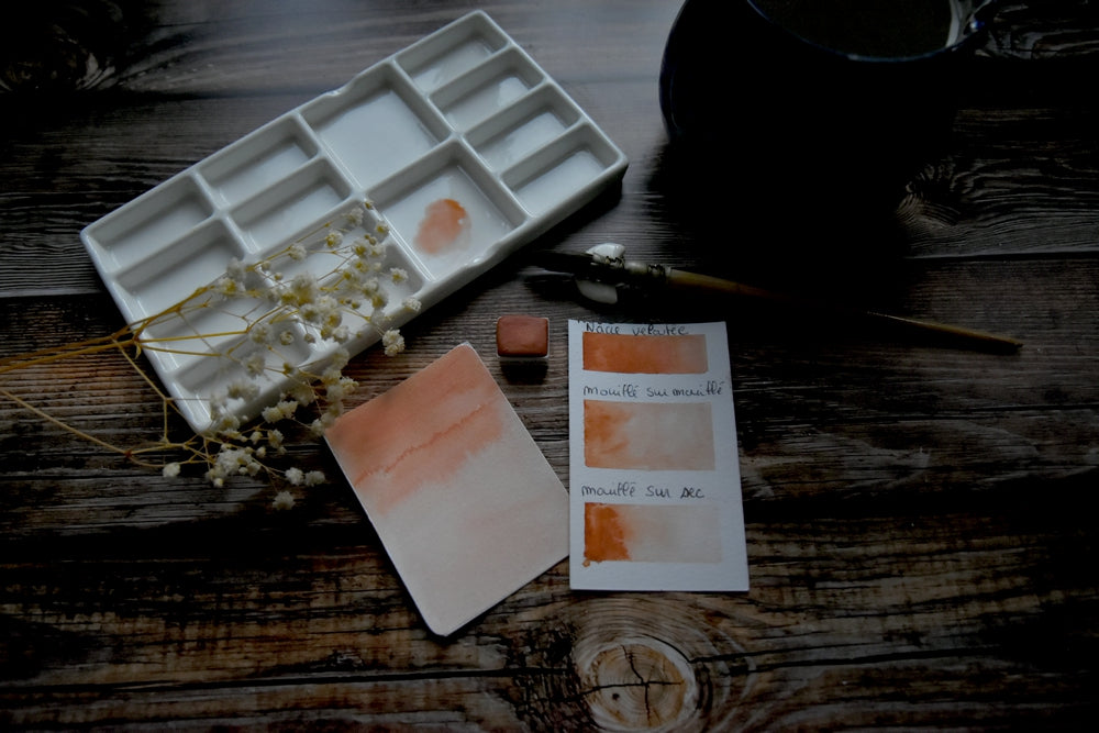 nacre veloutée aquarelles artisanales boutique 