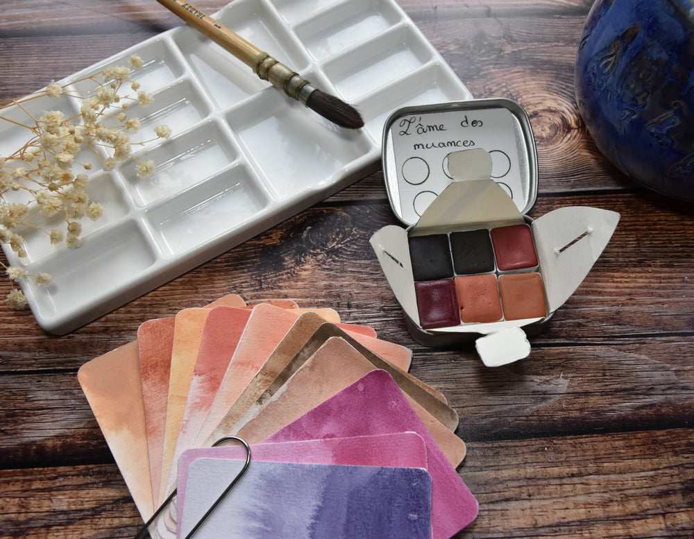 Palette 6 couleurs peaux et portraits