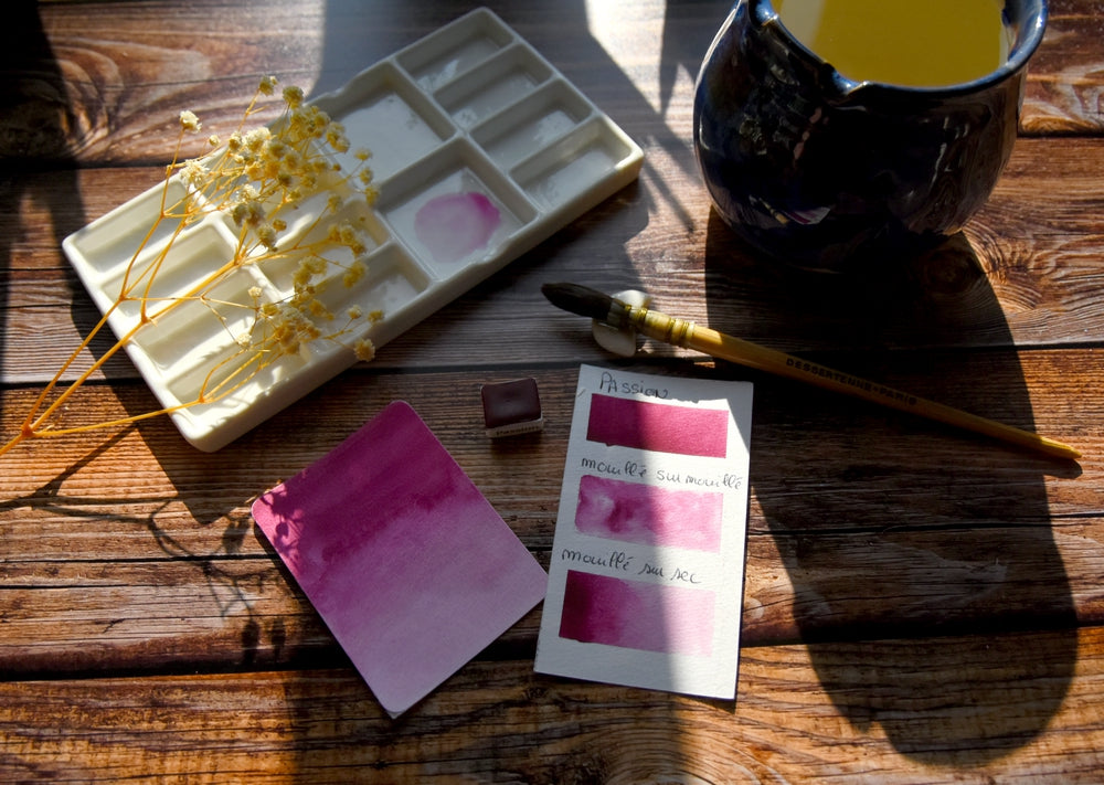 aquarelles artisanales pigment boutique