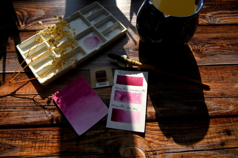 coeur d'aquarelles passion pigment achat